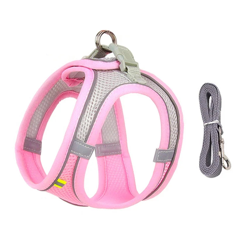 ''Adjustable Puppy Harness - Soft & Comfortable Dog Harness for Small to Medium Dogs''