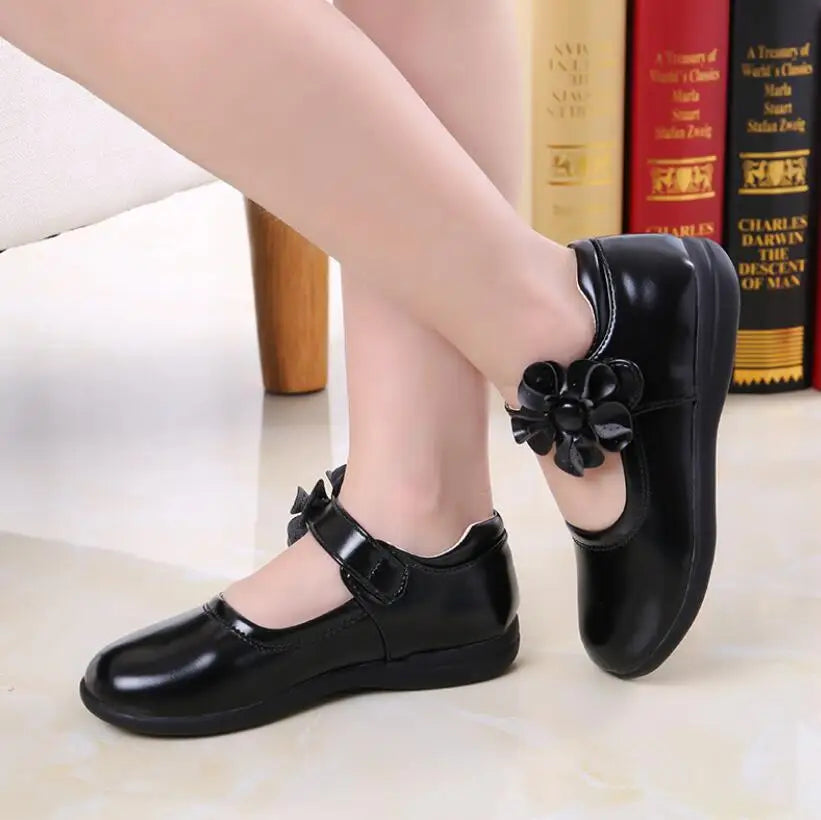 Girl Leather Wedding & School Dress Shoes - Kids Formal Shoes