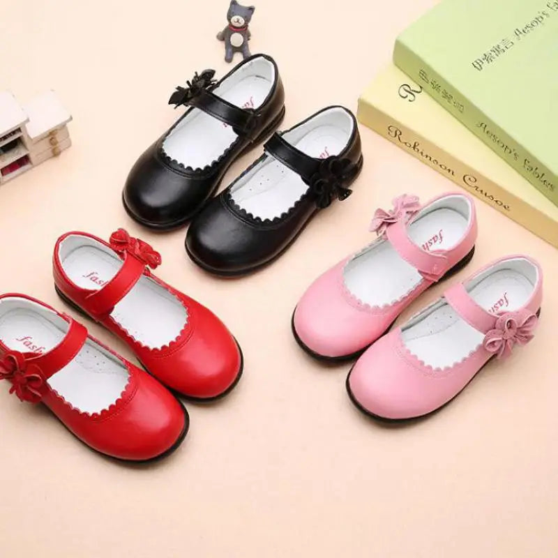 Girl Leather Wedding & School Dress Shoes - Kids Formal Shoes