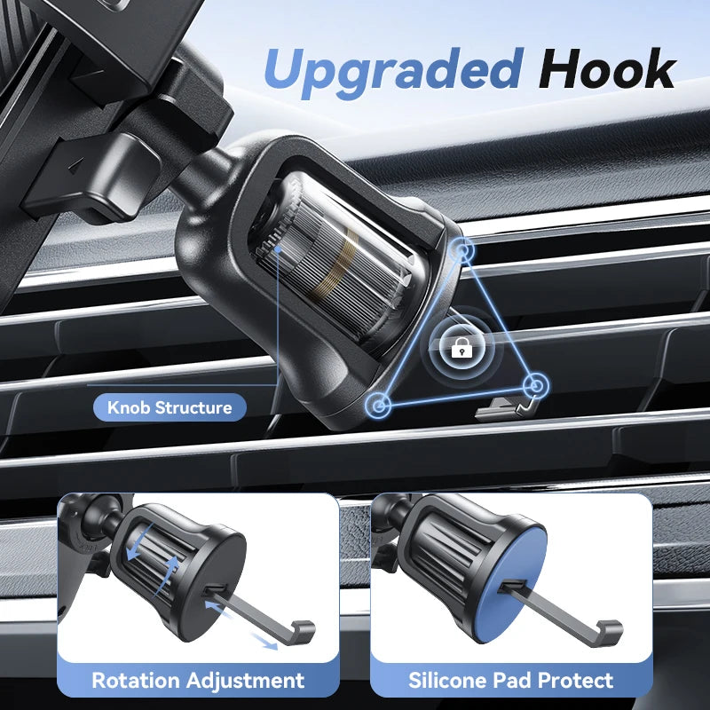 Universal Car Air Vent  Phone Holder Mount -  360° Rotation &  Secure Grip