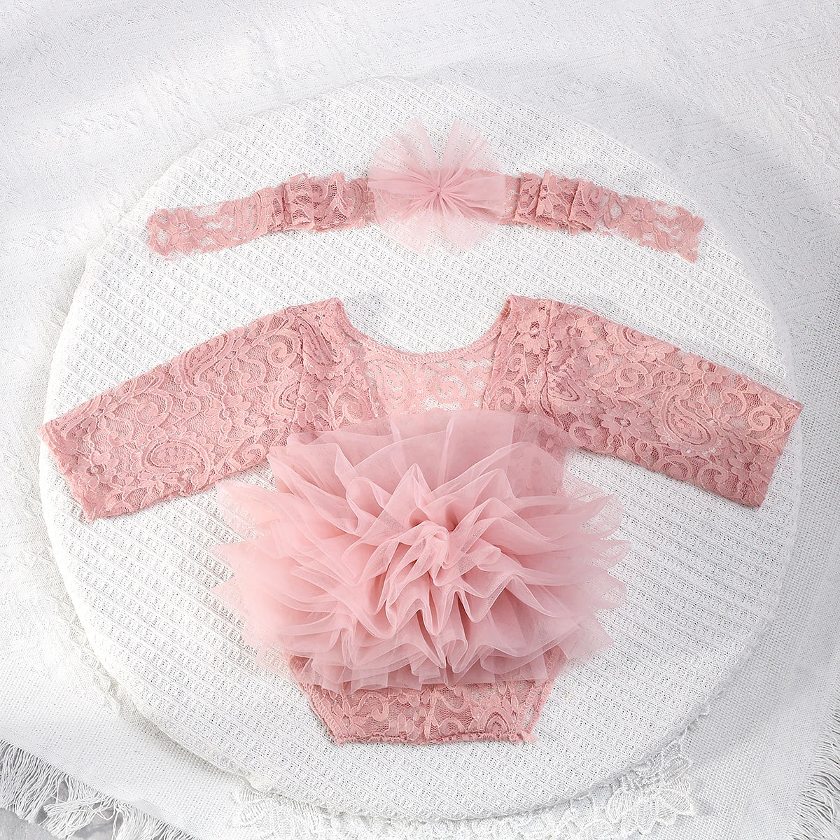 Newborn Photo Shooting Outfit - Cute Baby Photography Set for Girls''