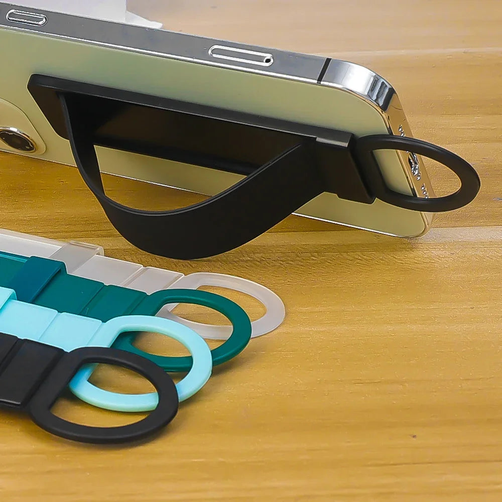 ''Universal Mobile Phone Finger Grip -  Elastic Handle Holder for Smartphones''