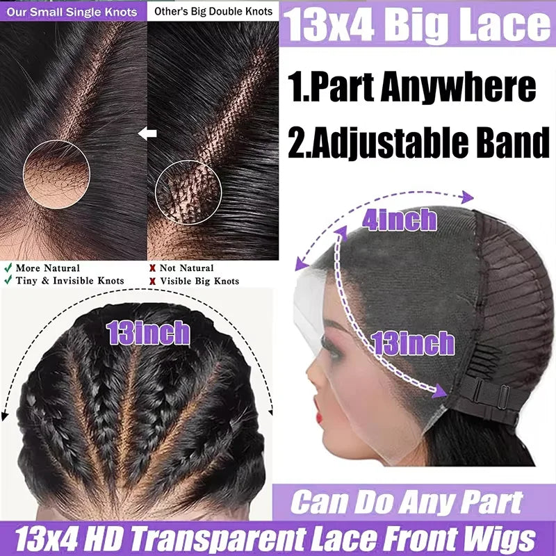 250 % Density Glueless   Deep Wave   Bob Wig - 10 Inch 5x5   Lace Front Human  Hair   (Ready to Wear)