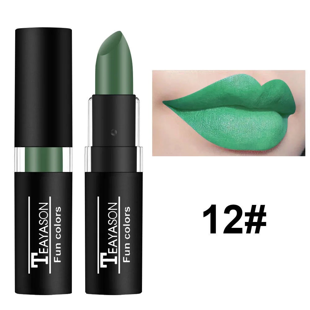 Waterproof Matte Lipstick - Long-Lasting, Smudge-Proof & Elegant Colors