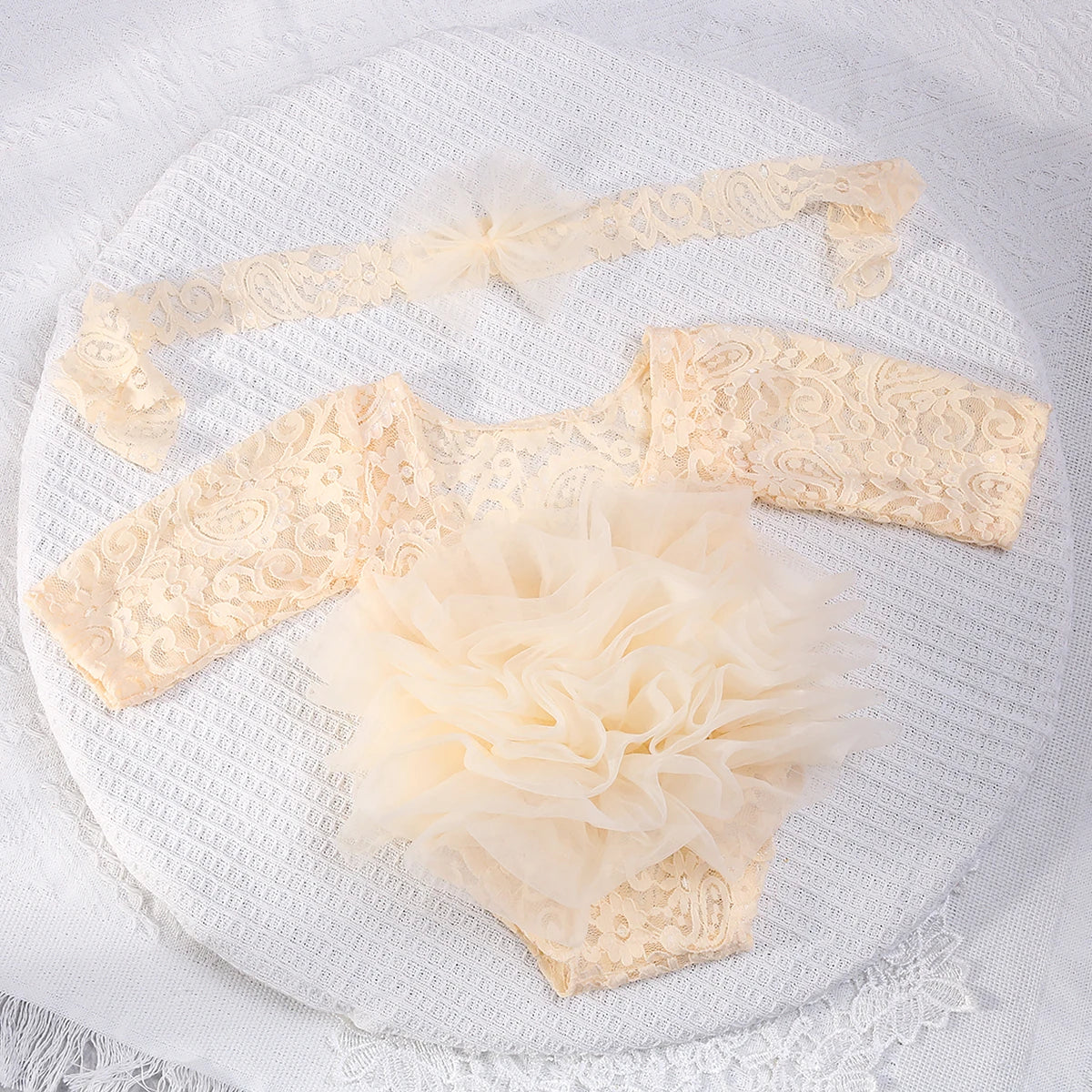 Newborn Photo Shooting Outfit - Cute Baby Photography Set for Girls''