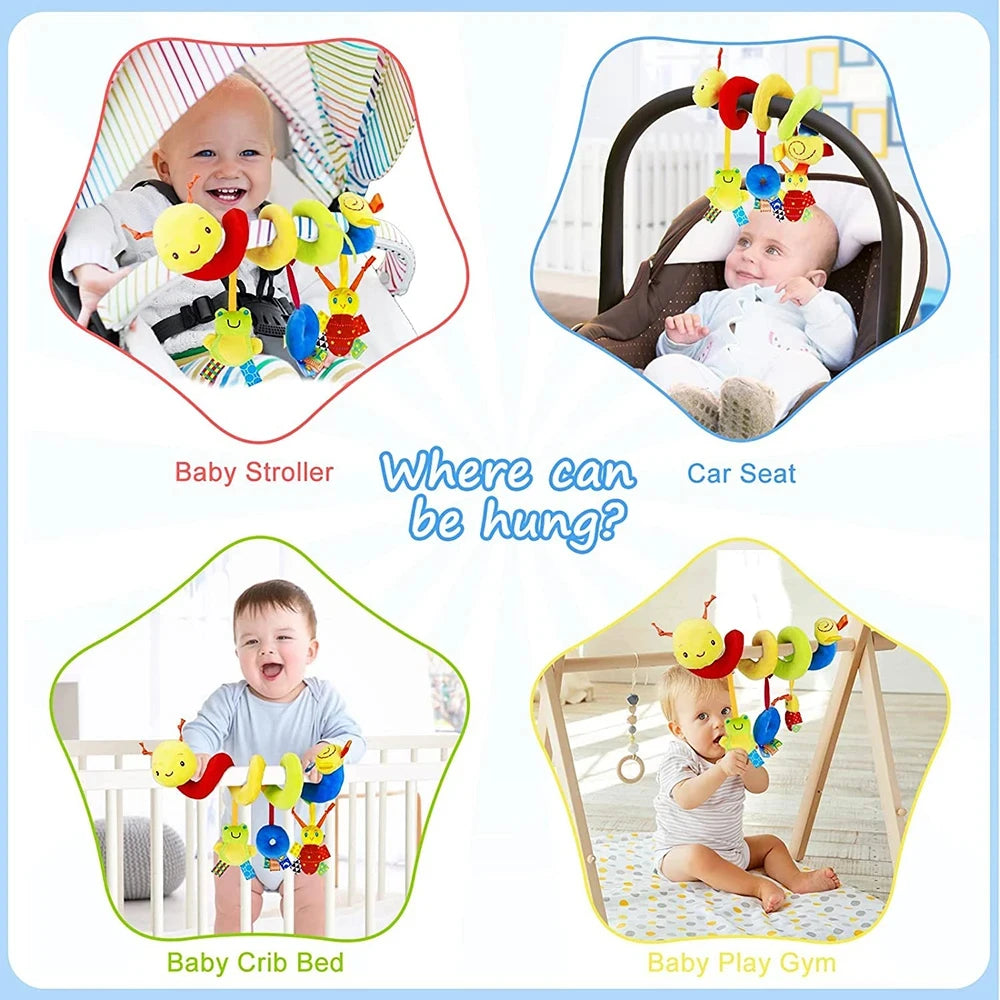 Cute Musical Activity   Spiral Toy for Crib, Stroller & Car Seat