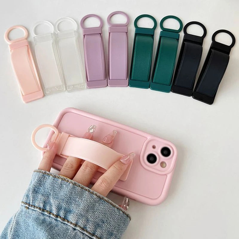 ''Universal Mobile Phone Finger Grip -  Elastic Handle Holder for Smartphones''