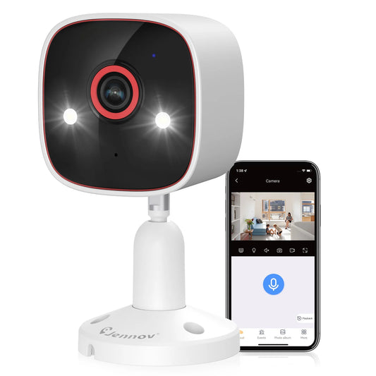 WiFi Security Camera - Indoor/Outdoor Night Vision & Motion Detection