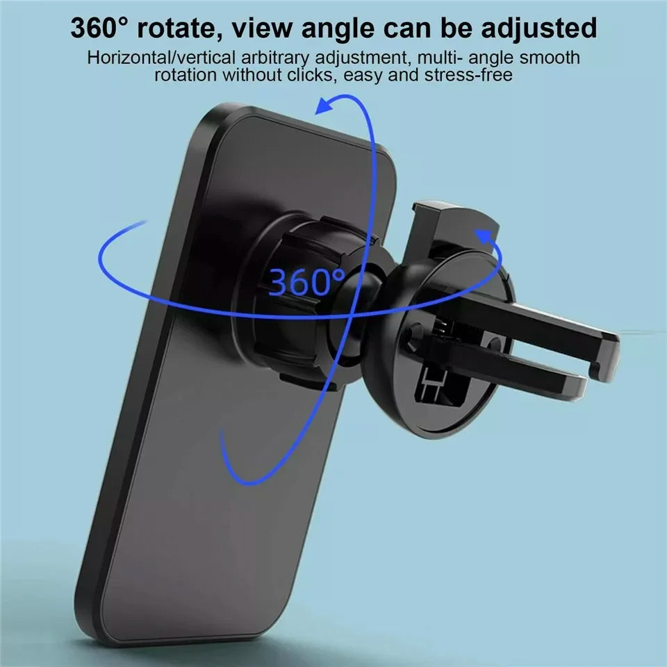 30W Magnetic Car Phone Holder - Fast Charging  Mount for Apple 14/13/12  Pro Max