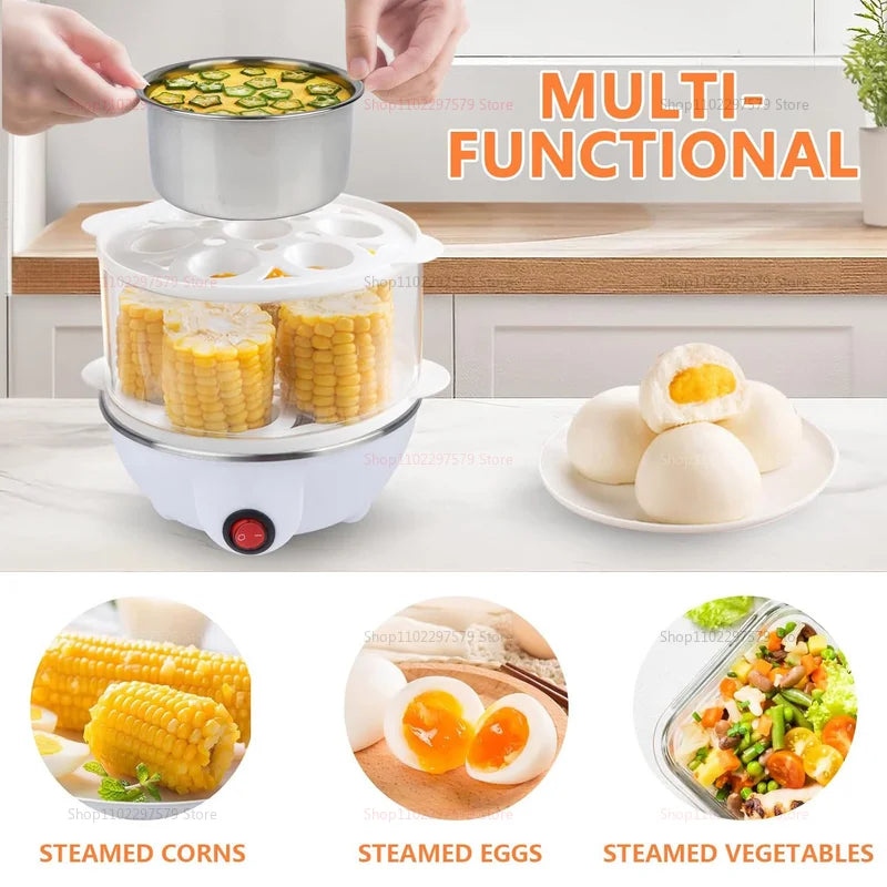 Automatic Electric Egg Boiler - Perfectly Cooked Eggs Every Time