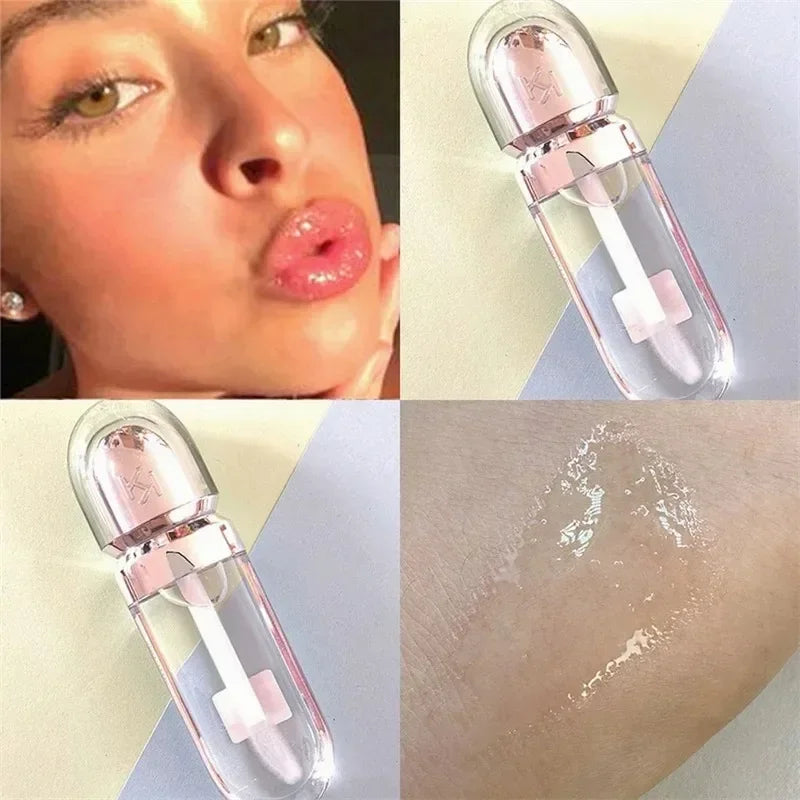 Kiko 3D Liquid Lip Glaze - Transparent   Mirror Gloss