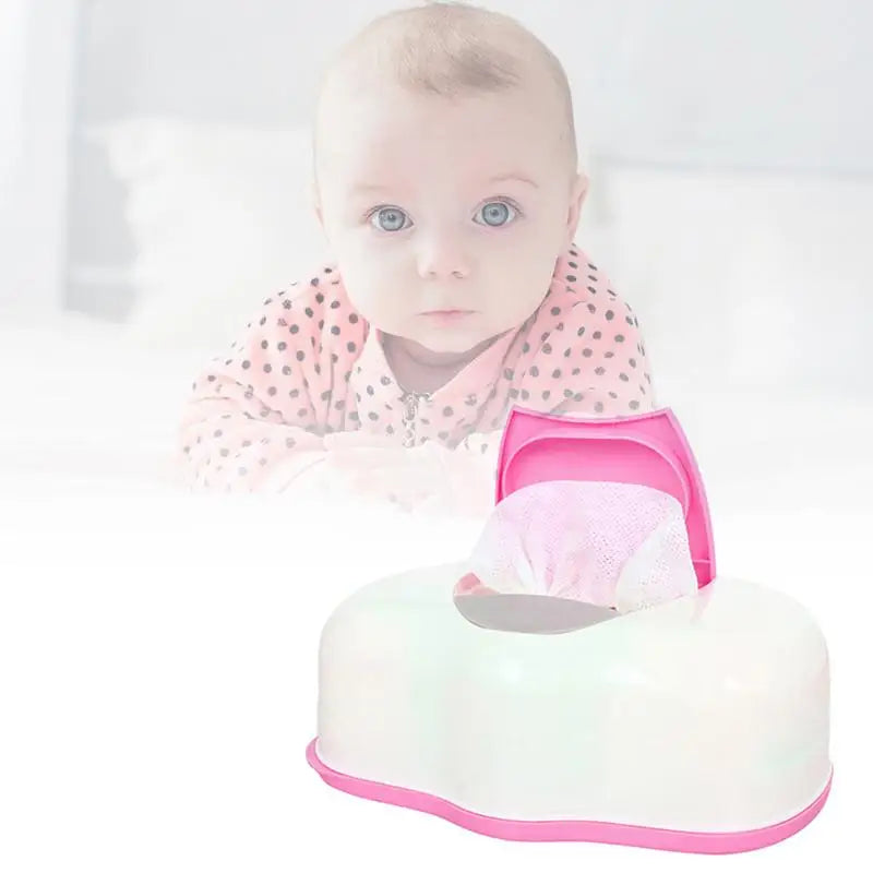 Baby Wipes Holder - Portable Nursery Wipe  Dispenser