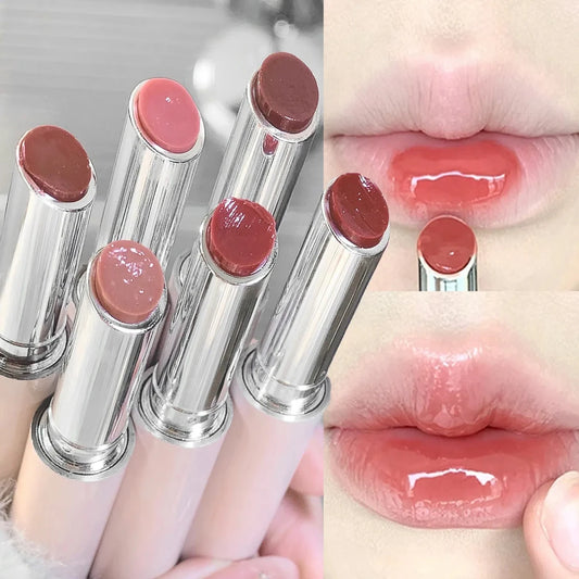 ''Jelly Solid Lip Gloss -Long-Lasting Moisture & Shine''