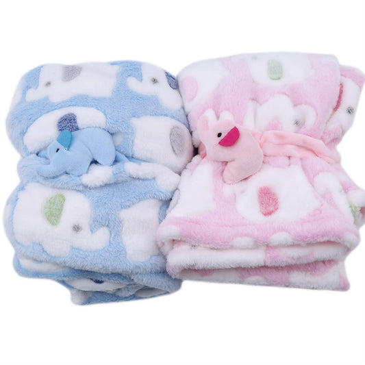 Soft Baby Blanket for Newborns - Swaddle & Cozy Sleep