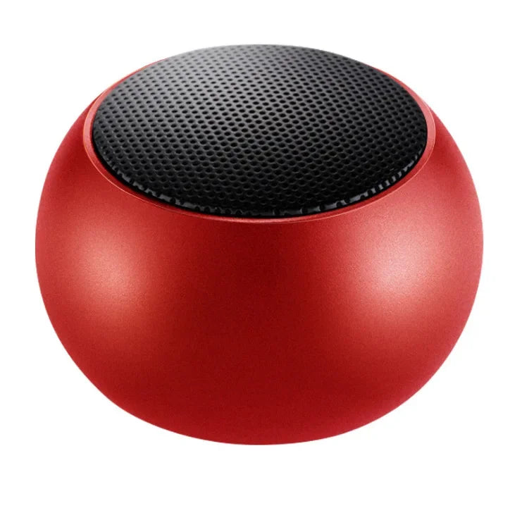Portable  Wireless  Bluetooth  Speaker - Mini Steel  Steel Gun Metal  Design, Heavy Bass  Stereo Surround Subwoofer