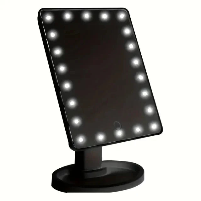 ''LED Rechargeable Touch Screen Makeup Mirror''