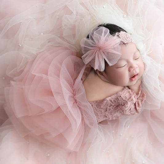 Newborn Photo Shooting Outfit - Cute Baby Photography Set for Girls''