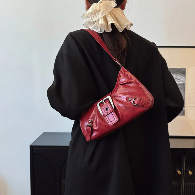 Vintage Commuter Shoulder Bag for Women