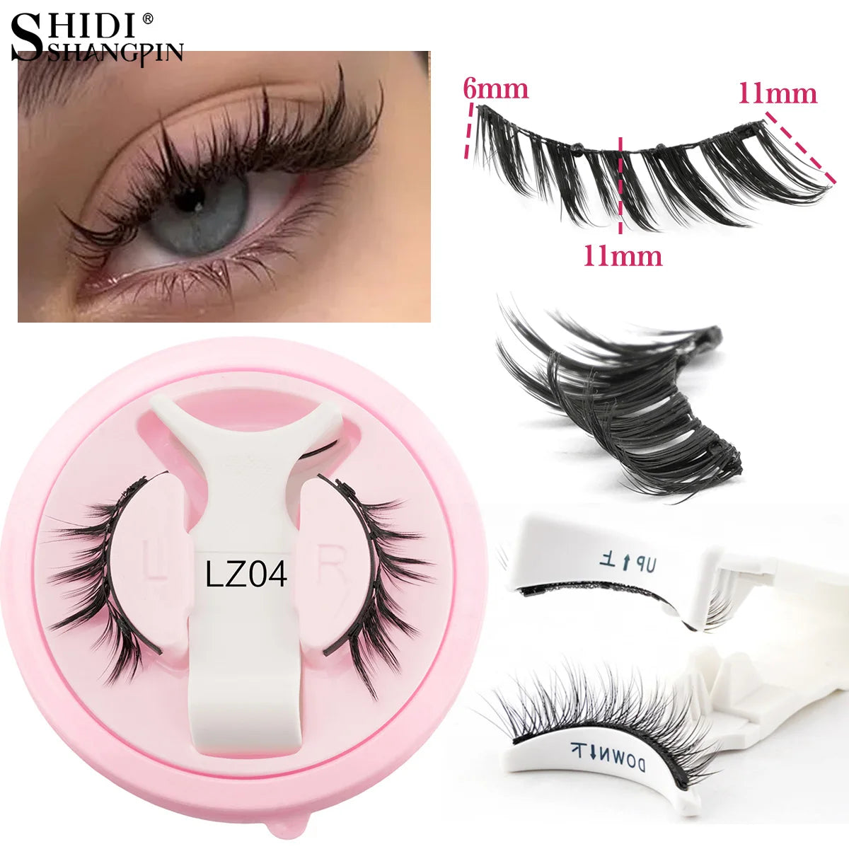 Handmade Fluffy Eyelashes Tweezers Set-Precision Lash Kit