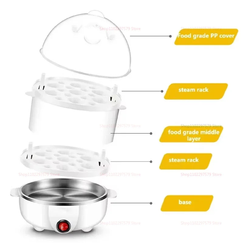 Automatic Electric Egg Boiler - Perfectly Cooked Eggs Every Time