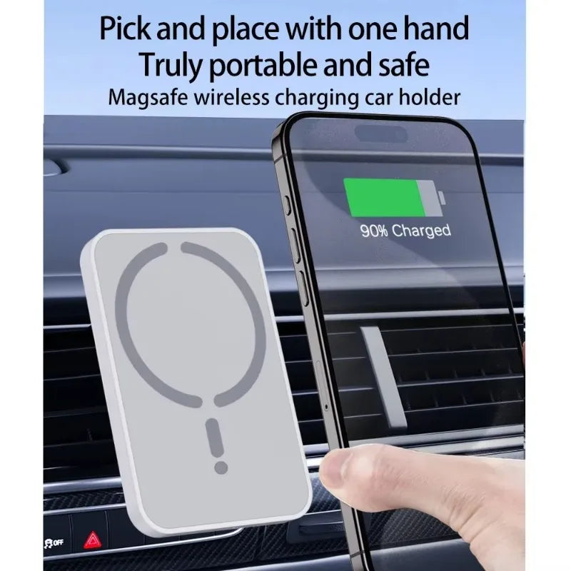 100W Magnetic  Car Charger & Phone Holder for iPhone 12 - 16 Pro Max | Fast Car Charging