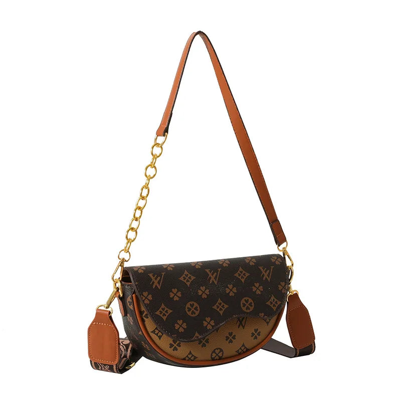 Luxury Women Crossbody Shoulder  Bag - Designer Handbag, Elegant Clutch & Travel  Tote (20x14x8cm)