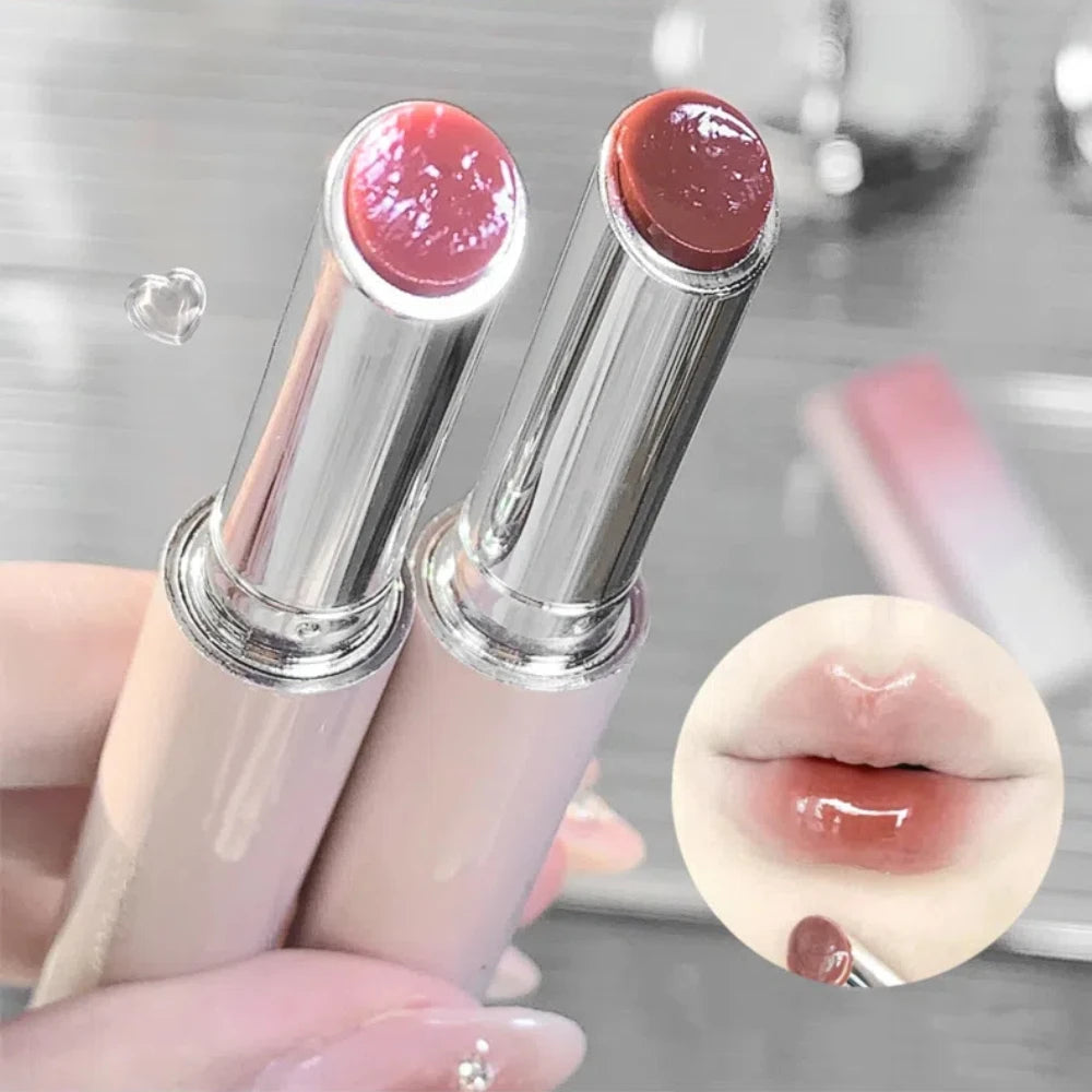 ''Jelly Solid Lip Gloss -Long-Lasting Moisture & Shine''