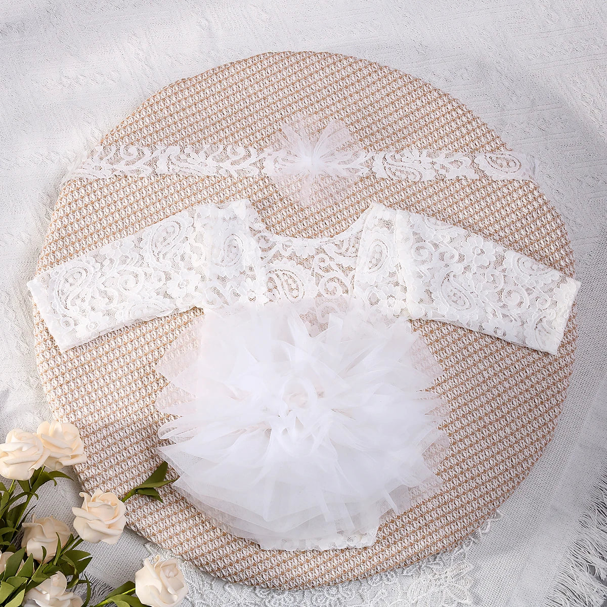 Newborn Photo Shooting Outfit - Cute Baby Photography Set for Girls''
