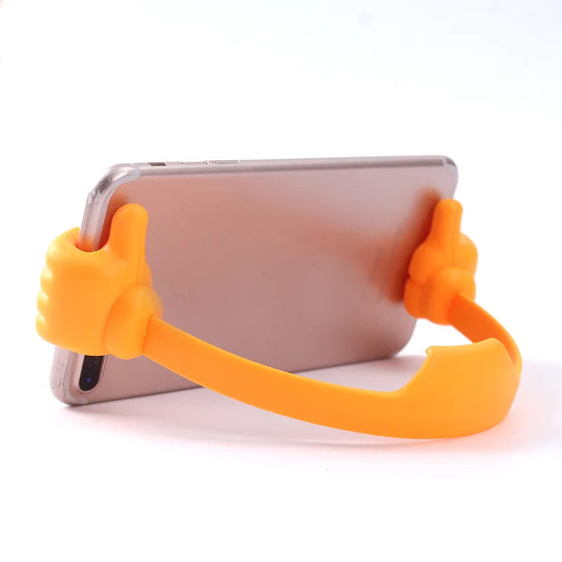 Universal Thumbs Up Phone Stand - Flexible Lazy Bracelet Holder for iPhone, Samsung, Xiaomi & Huawei
