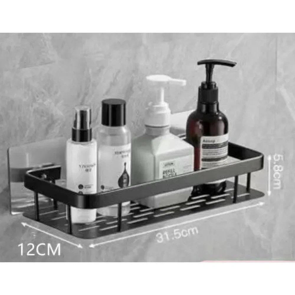 Bathroom Storage Wall Mount Shampoo Makeup