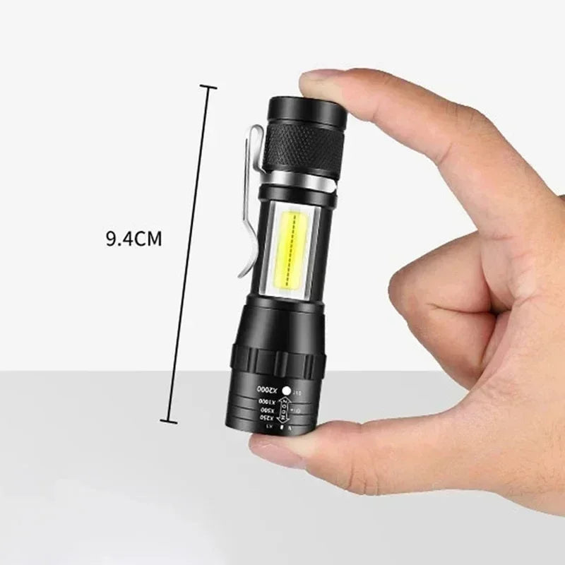 Portable Rechargeable LED Flashlight