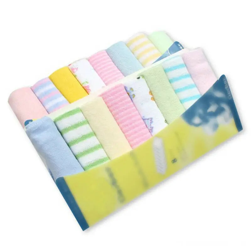 Set of Soft Baby Washcloths - Gentle Newborn Face &  Body Towels
