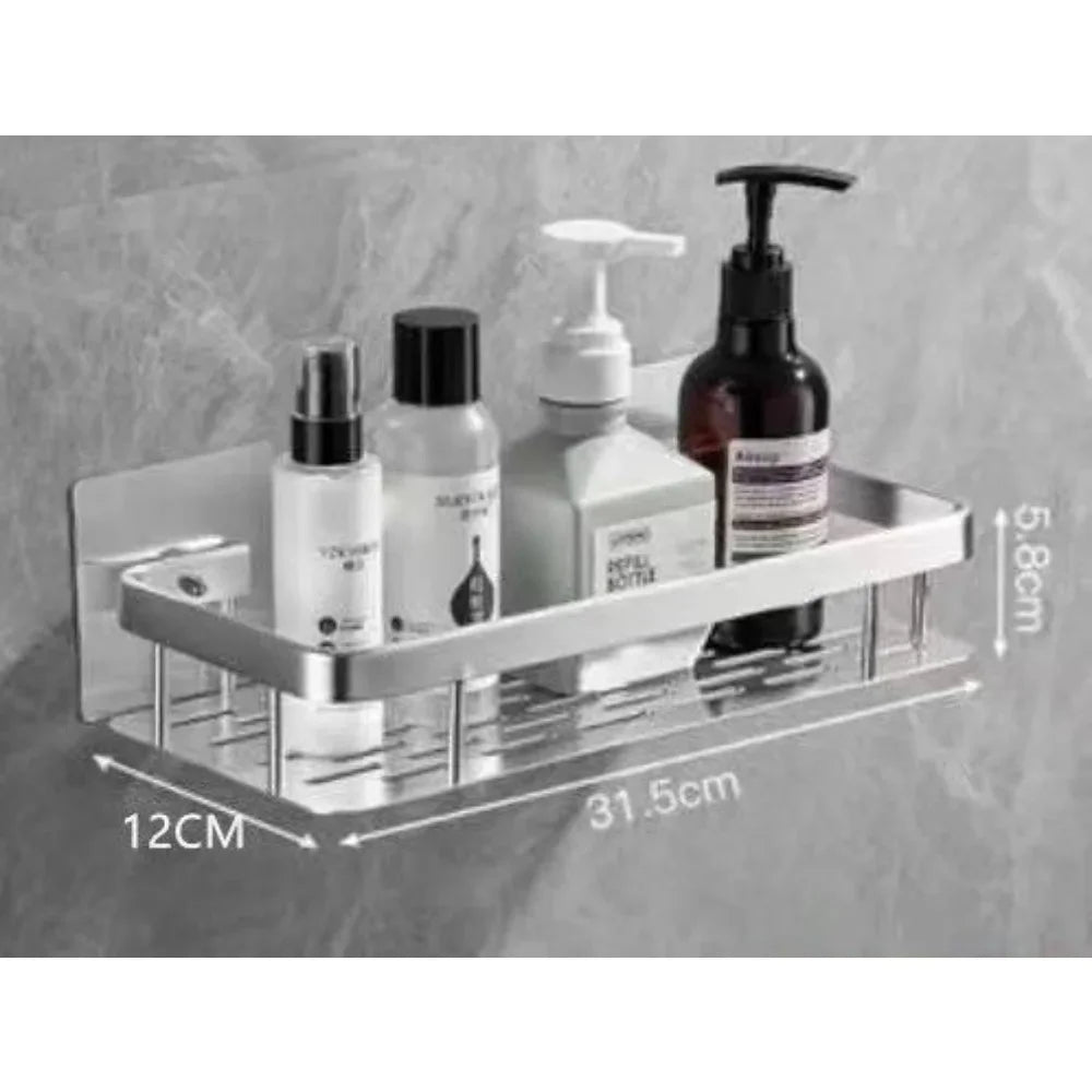 Bathroom Storage Wall Mount Shampoo Makeup
