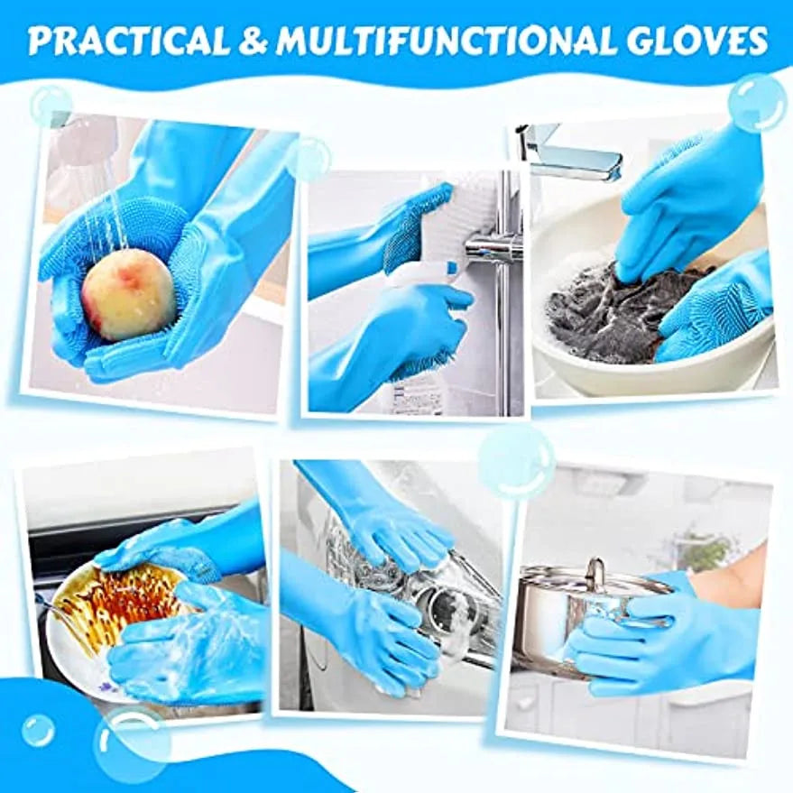 Pet Grooming &  Bathing Gloves - Hair Removal Massage Mitt