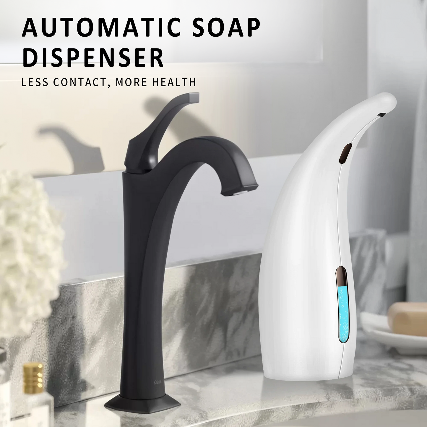 Automatic Touchless Soap Dispenser - Smart Sensor & Refillable Design