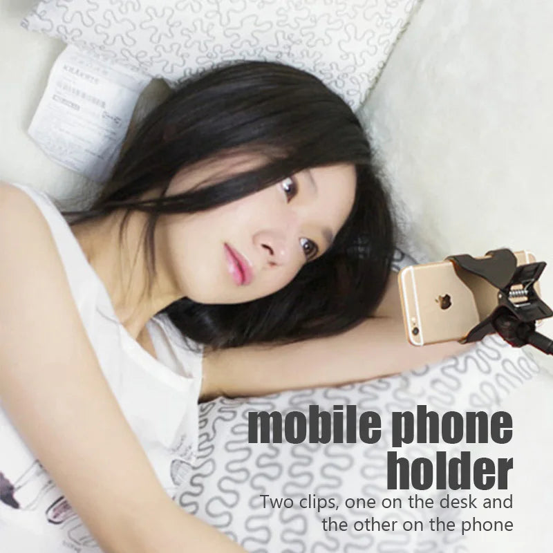 Universal Mobile Phone Holder - Adjustable  &  Hands-free ('' Car, Desk, Bed'')