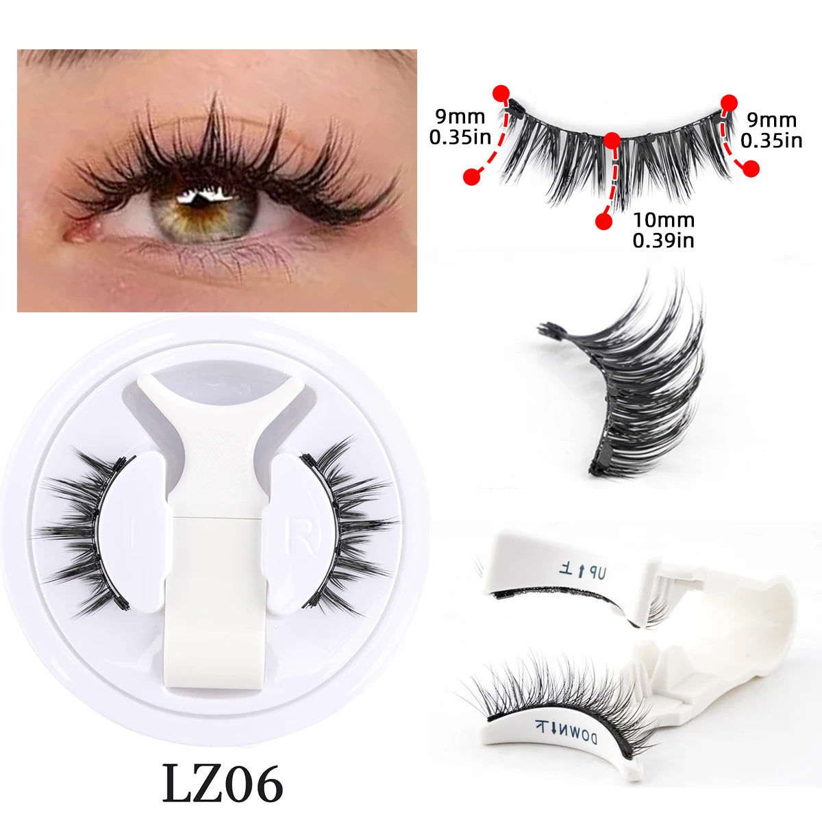 Handmade Fluffy Eyelashes Tweezers Set-Precision Lash Kit