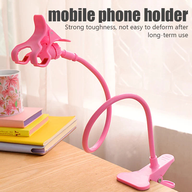 Universal Mobile Phone Holder - Adjustable  &  Hands-free ('' Car, Desk, Bed'')