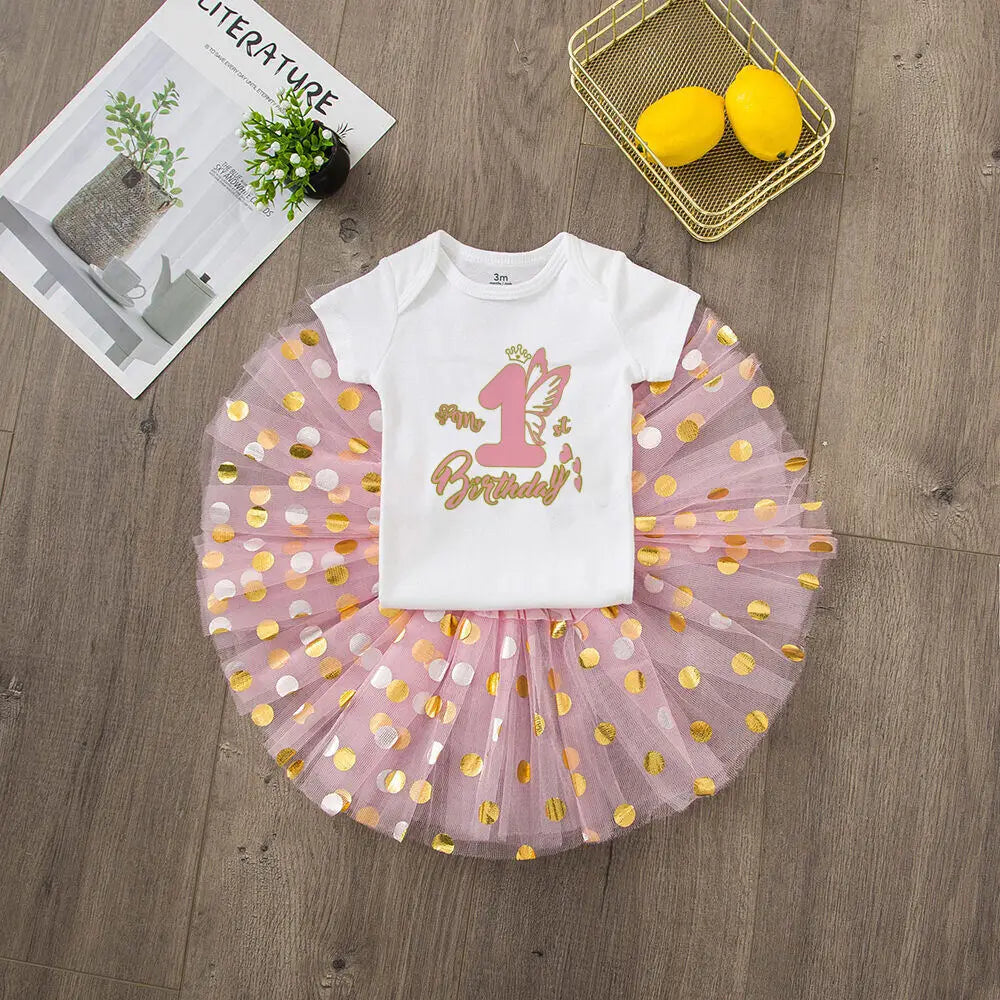 Baby  First  Birthday Outfit ( 3-24 Months)