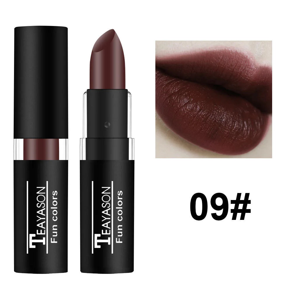 Waterproof Matte Lipstick - Long-Lasting, Smudge-Proof & Elegant Colors