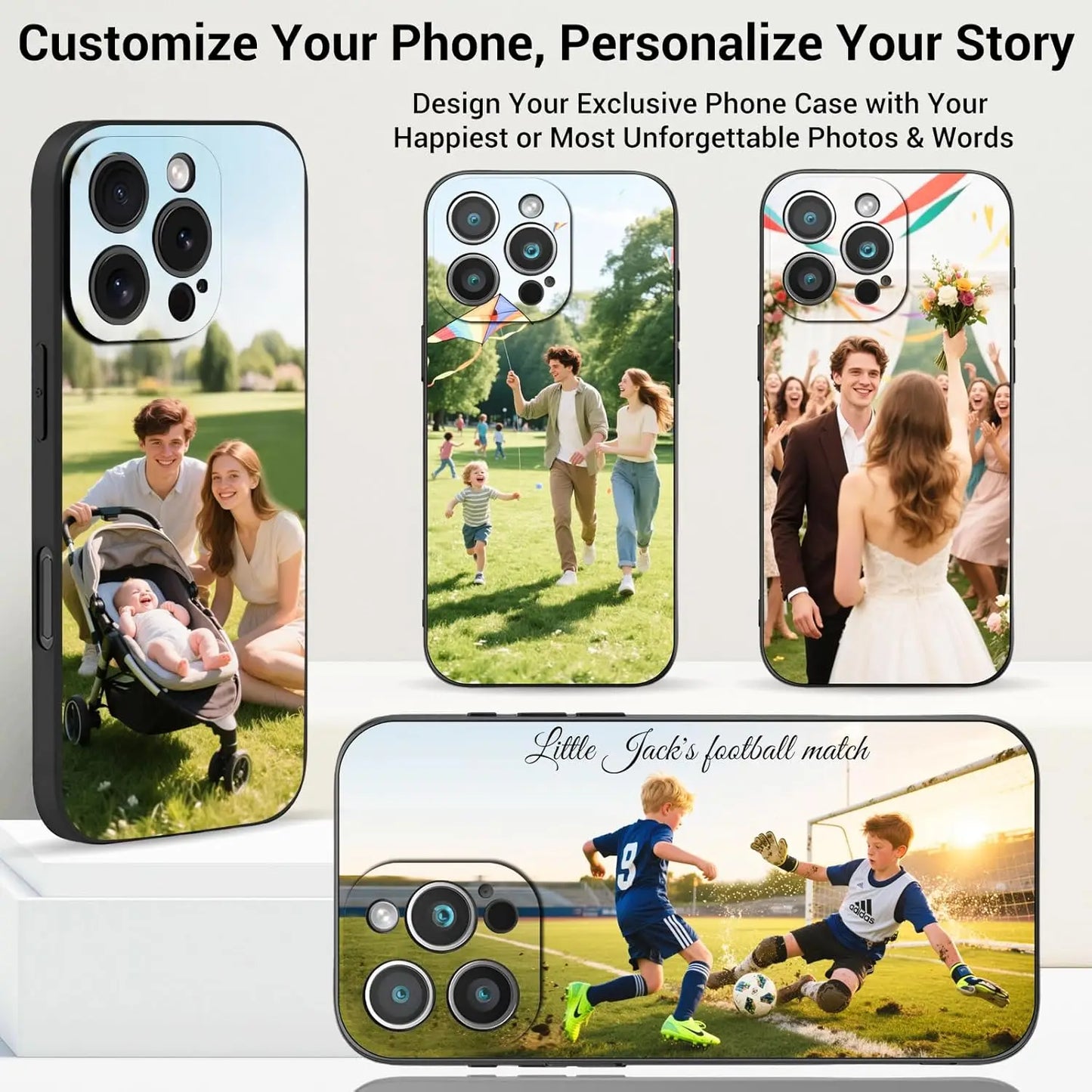 Custom Matte iPhone Case (iPhone 11–17) – Personalized Shockproof Slim Protective Cover