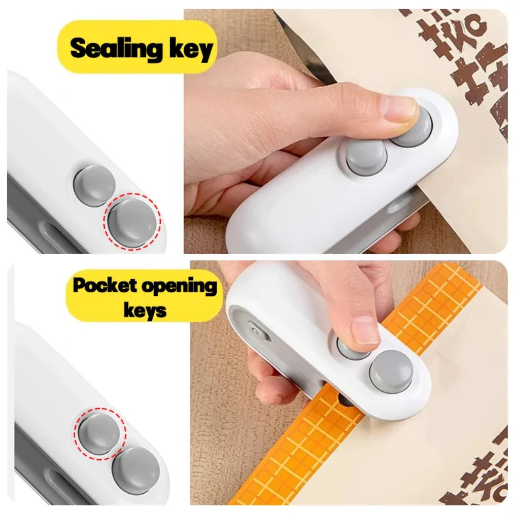 Electric Mini Heat Bag Sealer -  Portable  sealing   for Snacks & Plastic Bags